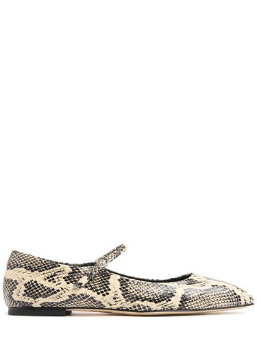 Mm Uma Printed Leather Ballerinas - AEYDE - Modalova