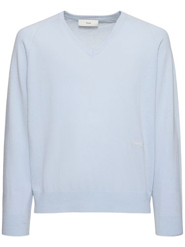 Unisex Loose V-neck Sweater - DUNST - Modalova