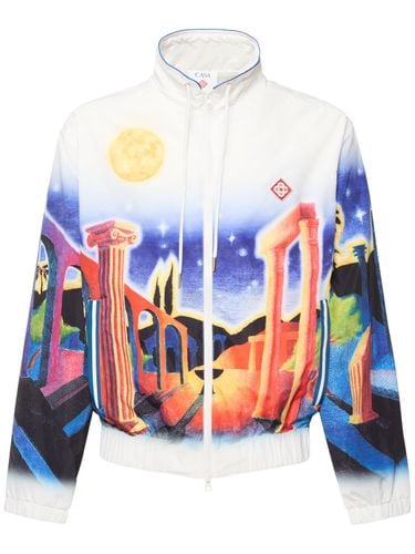 Acropolis Printed Windbreaker Jacket - CASABLANCA - Modalova