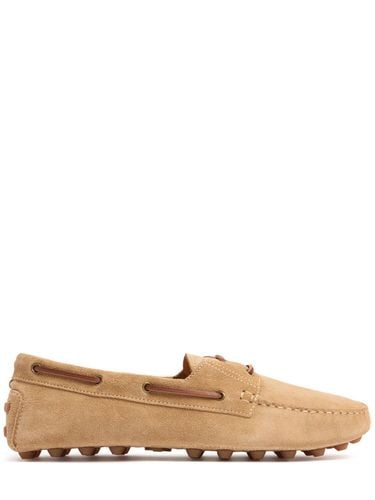 Suede Boat Shoes - TOD'S - Modalova