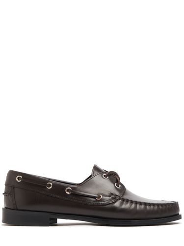 Mm Harris Leather Boat Shoes - AEYDE - Modalova