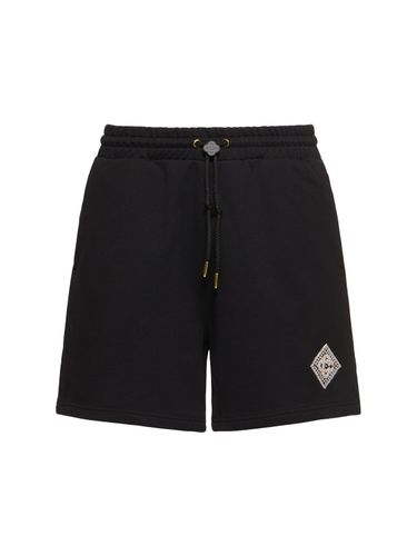 Pearl Diamond Cc Patch Sweat Shorts - CASABLANCA - Modalova