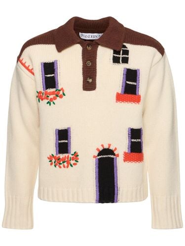 House Polo Sweater - JW ANDERSON - Modalova