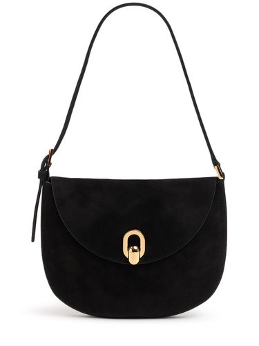 The Small Tondo Suede Hobo Bag - SAVETTE - Modalova