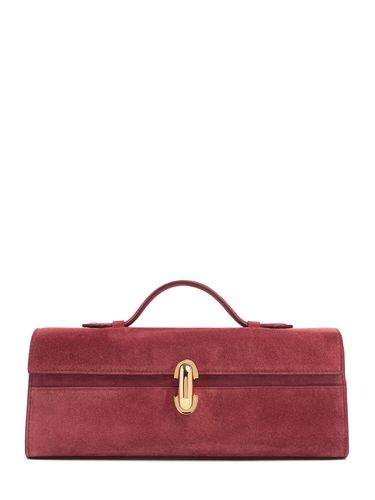 Slim Symmetry Suede Top Handle Bag - SAVETTE - Modalova