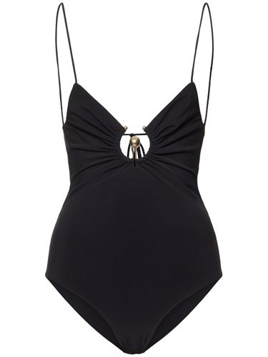 Ruched Orbit Lycra One Piece Swimsuit - CHRISTOPHER ESBER - Modalova