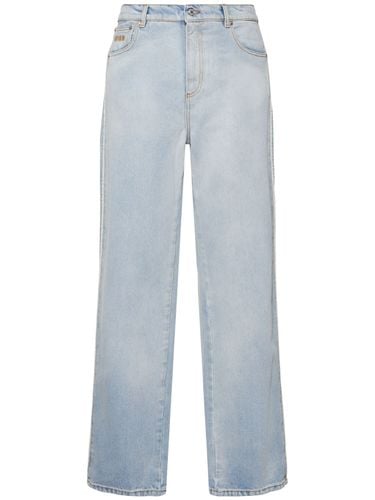 Cotton Denim Jeans - MSGM - Modalova