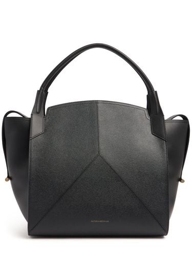 The Victoria Grain Leather Shoulder Bag - VICTORIA BECKHAM - Modalova