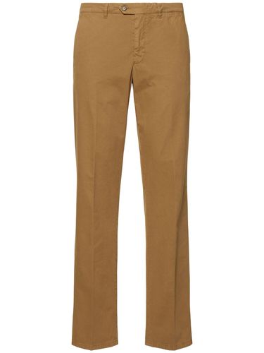 Garment-dyed Cotton Gabardine Pants - ASPESI - Modalova