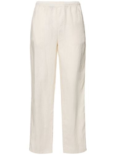 Garment-dyed Lightweight Linen Pants - ASPESI - Modalova