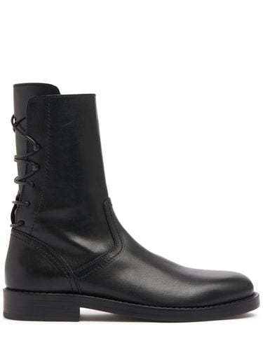 Heiko Laced Leather Ankle Boots - ANN DEMEULEMEESTER - Modalova