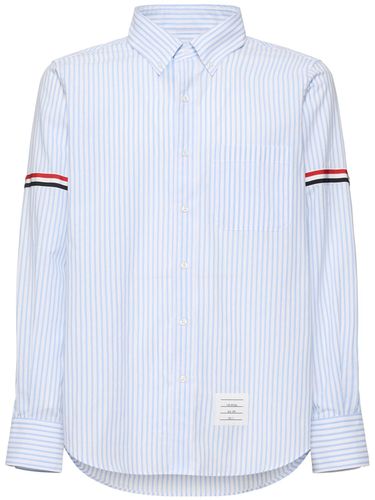 Camicia In Cotone - THOM BROWNE - Modalova