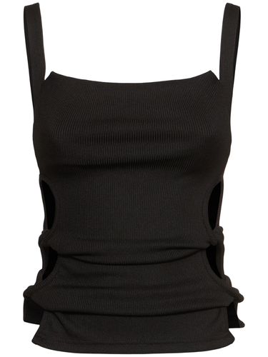 Open Twist Rib Tank Top - CHRISTOPHER ESBER - Modalova