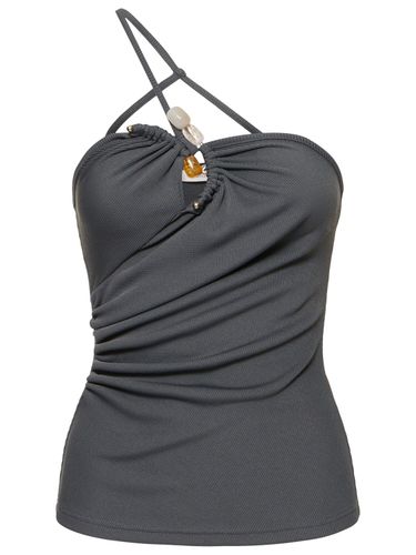 Concave Stone Compact Rib Cami Top - CHRISTOPHER ESBER - Modalova