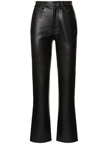 Bruno Straight Leather Blend Pants - ANINE BING - Modalova