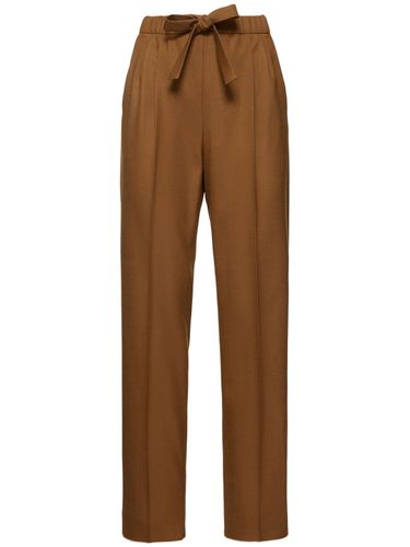 Edere Wool Blend Pants W/ Belt - MAX MARA - Modalova