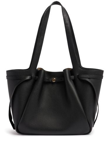 Romy Pebbled Leather Tote Bag - TORY BURCH - Modalova