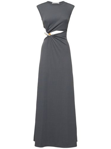 Concave Stone Compact Rib Long Dress - CHRISTOPHER ESBER - Modalova