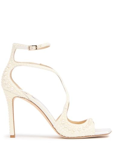 Mm Azia Leather & Pearl Sandals - JIMMY CHOO - Modalova