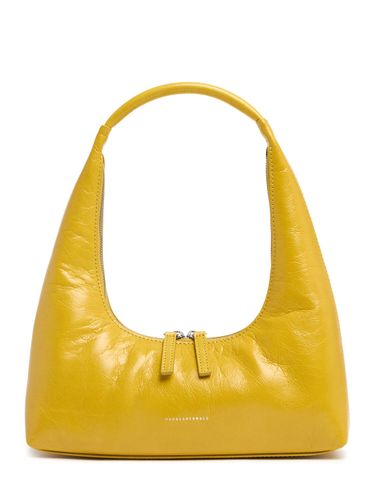 Hobo Crinkled Leather Shoulder Bag - MARGESHERWOOD - Modalova