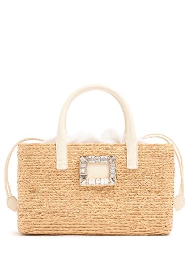 Small Rv Skate Raffia Bag - ROGER VIVIER - Modalova