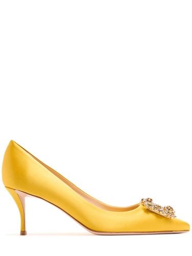 Mm Flower Crystal & Satin Pumps - ROGER VIVIER - Modalova