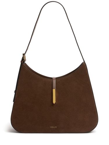 Large Tokyo Suede Shoulder Bag - DEMELLIER - Modalova