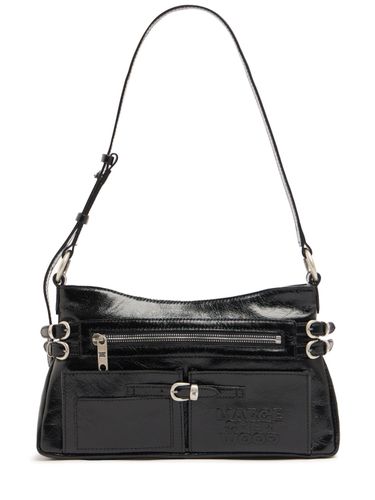 Flat Pocket Crinkle Leather Shoulder Bag - MARGESHERWOOD - Modalova