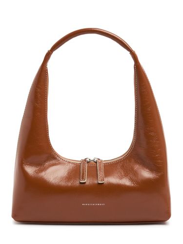 Borsa Hobo In Pelle Craclé - MARGESHERWOOD - Modalova