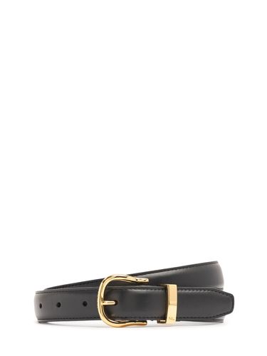 Louise Smooth Leather Belt - NILI LOTAN - Modalova