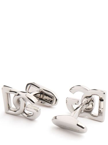 Dg Logo Cufflinks - DOLCE & GABBANA - Modalova