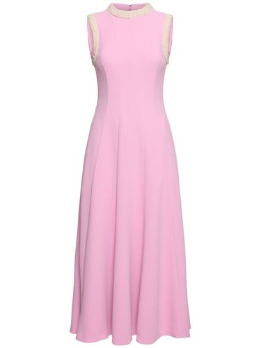 Embellished Crepe Midi Dress - SELF-PORTRAIT - Modalova