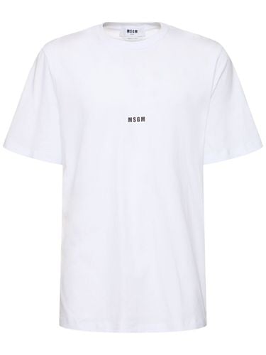 Cotton T-shirt - MSGM - Modalova