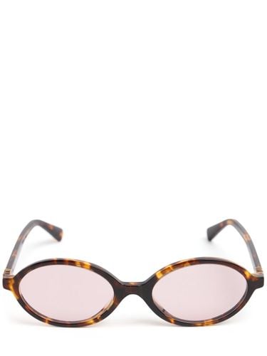 Round Acetate Sunglasses - MIU MIU - Modalova