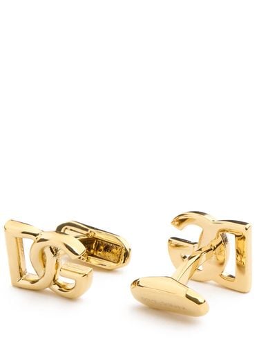 Dg Logo Cufflinks - DOLCE & GABBANA - Modalova