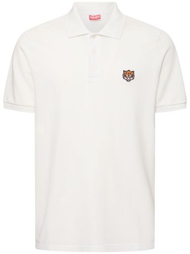 Verdy Happy Tiger Cotton Polo - KENZO PARIS - Modalova