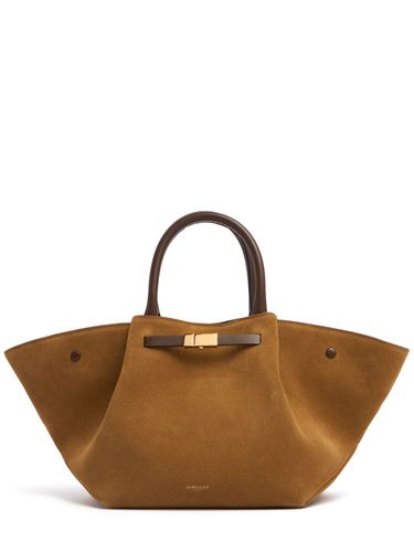 Midi New York Suede Tote Bag - DEMELLIER - Modalova