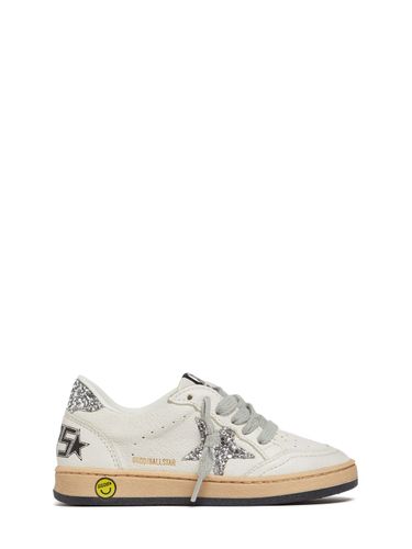 Sneakers Ballstar De Piel Glitter - GOLDEN GOOSE - Modalova