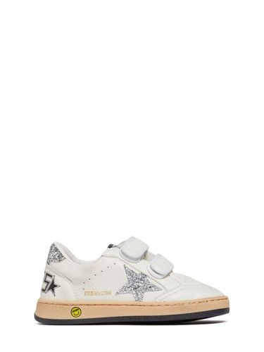 Sneakers Ballstar De Piel Glitter - GOLDEN GOOSE - Modalova