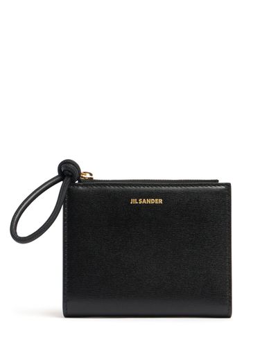 Mini Embossed Leather Wallet - JIL SANDER - Modalova