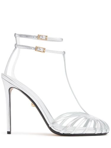 Mm Stella Shiny Leather Sandals - ALEVÌ - Modalova