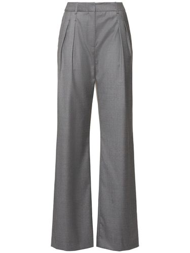 Sbiru Flared Wool Pants - LOULOU STUDIO - Modalova