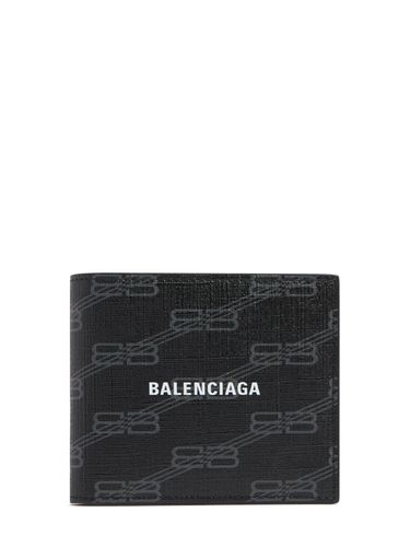 Logo Printed Faux Leather Wallet - BALENCIAGA - Modalova