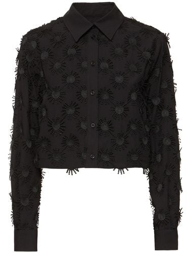 Cotton Blend Shirt - MSGM - Modalova