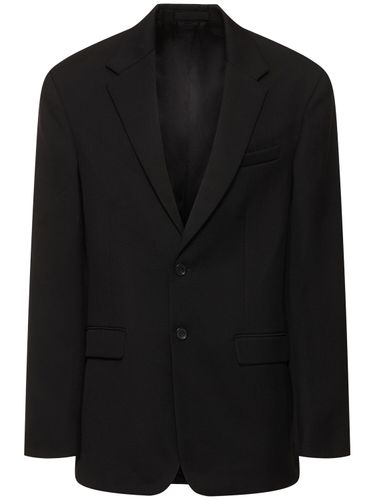 Oversize Single Breast Wool Blazer - WARDROBE.NYC - Modalova