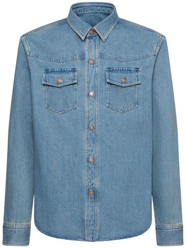 Washed Cotton Denim Jacket - TOM FORD - Modalova