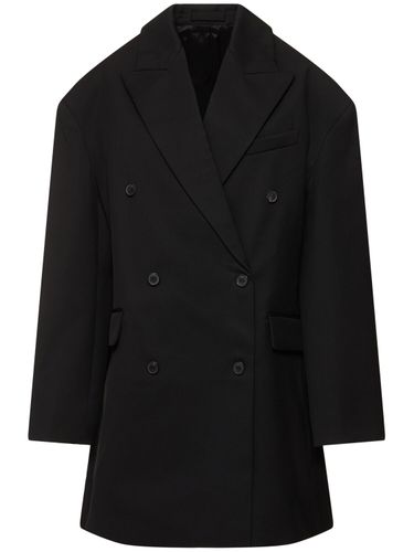 Oversize Double Breast Wool Coat - WARDROBE.NYC - Modalova