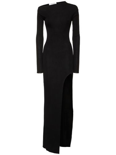 Ciro Silk & Viscose Long Dress - AYA MUSE - Modalova