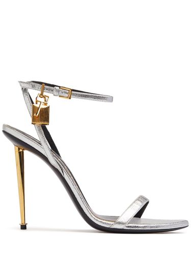 Mm Padlock Metallic Leather Sandals - TOM FORD - Modalova