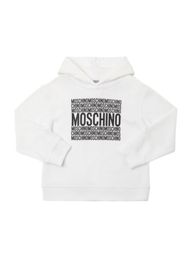 Sudadera De Algodón Con Capucha - MOSCHINO - Modalova